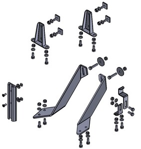 Big Country Ostrich Wing Fitting Kit FrontRunner Roofrack