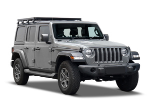 Kit de 1/2 galerie Slimline II pour une Jeep Wrangler JL 4 portes (2018-jusqu'à présent) - de Front Runner